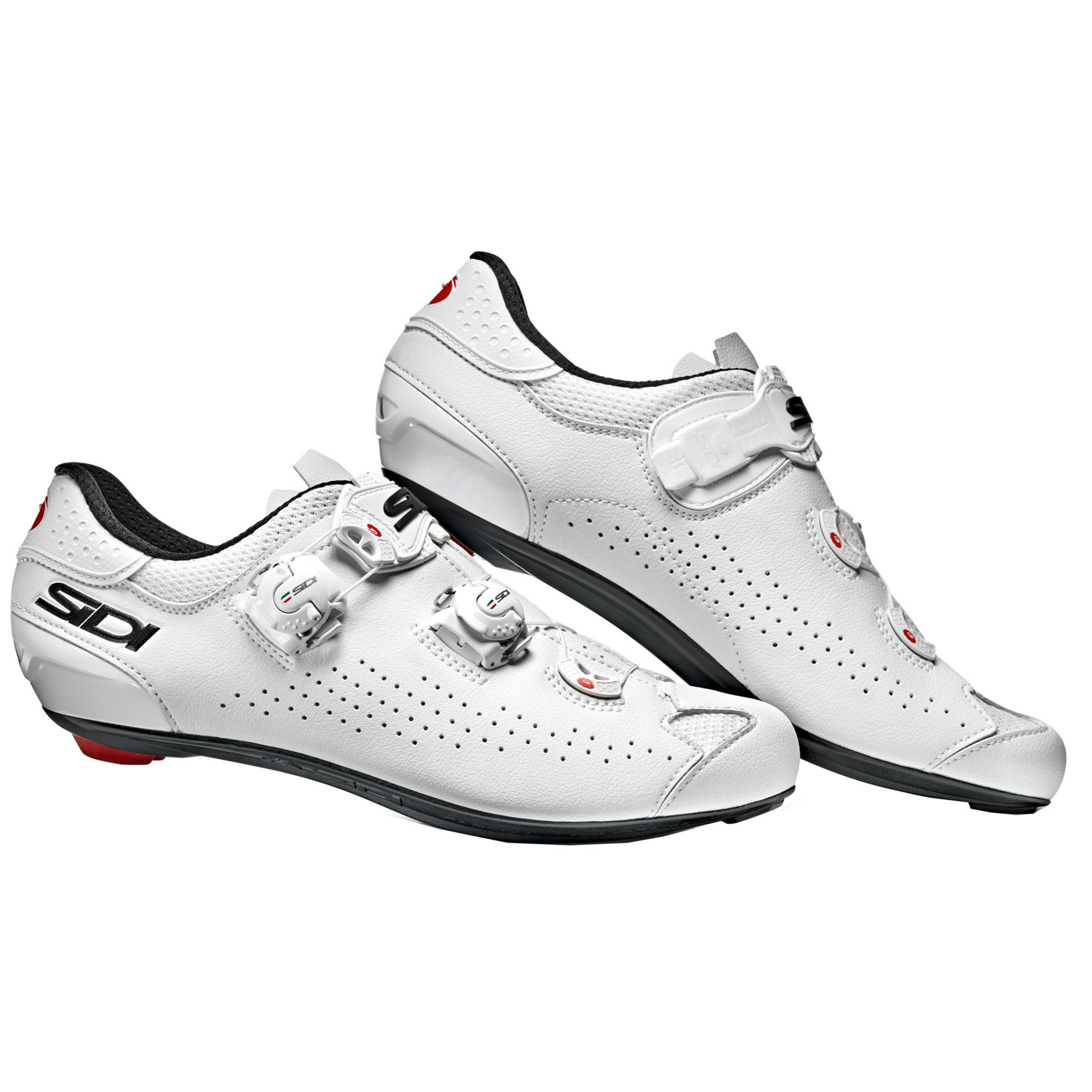 Sidi Genius 10 Radschuhe Herren Fahrradschuhe weiss Größe 45.5 Rennrad