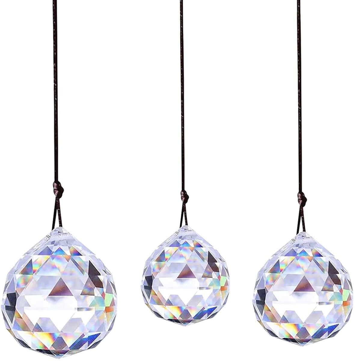Dailygoods Prisma Hangende Decoratie - Kristallen Hanger met Regenboog Effect en Zonnevanger