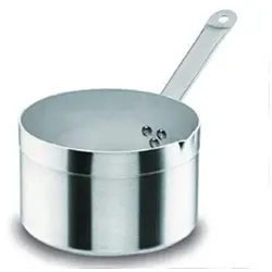 LACOR CHEF-ALUMINIUM große gerade Stielkasserolle 20x13 cm 2,2 L Edelstahlgriff 20221