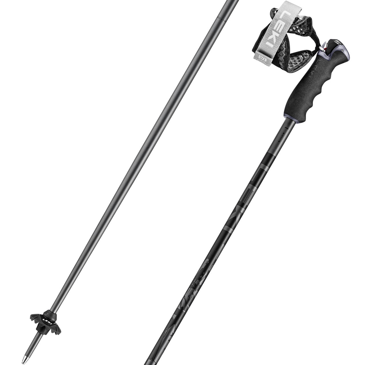 Leki Detect S dark anthracite/black - 125 cm