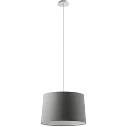 Vivien White Pendelleuchte, anthrazitfarbener konischer Lampenschirm, E27-Anschluss, Leistung 75 W, IP20, Durchmesser 48 cm – Rossini Illuminazione