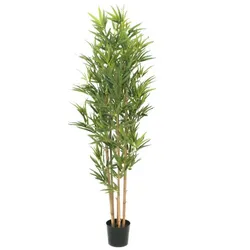 EUROPALMS Bambus deluxe, Kunstpflanze, 150cm