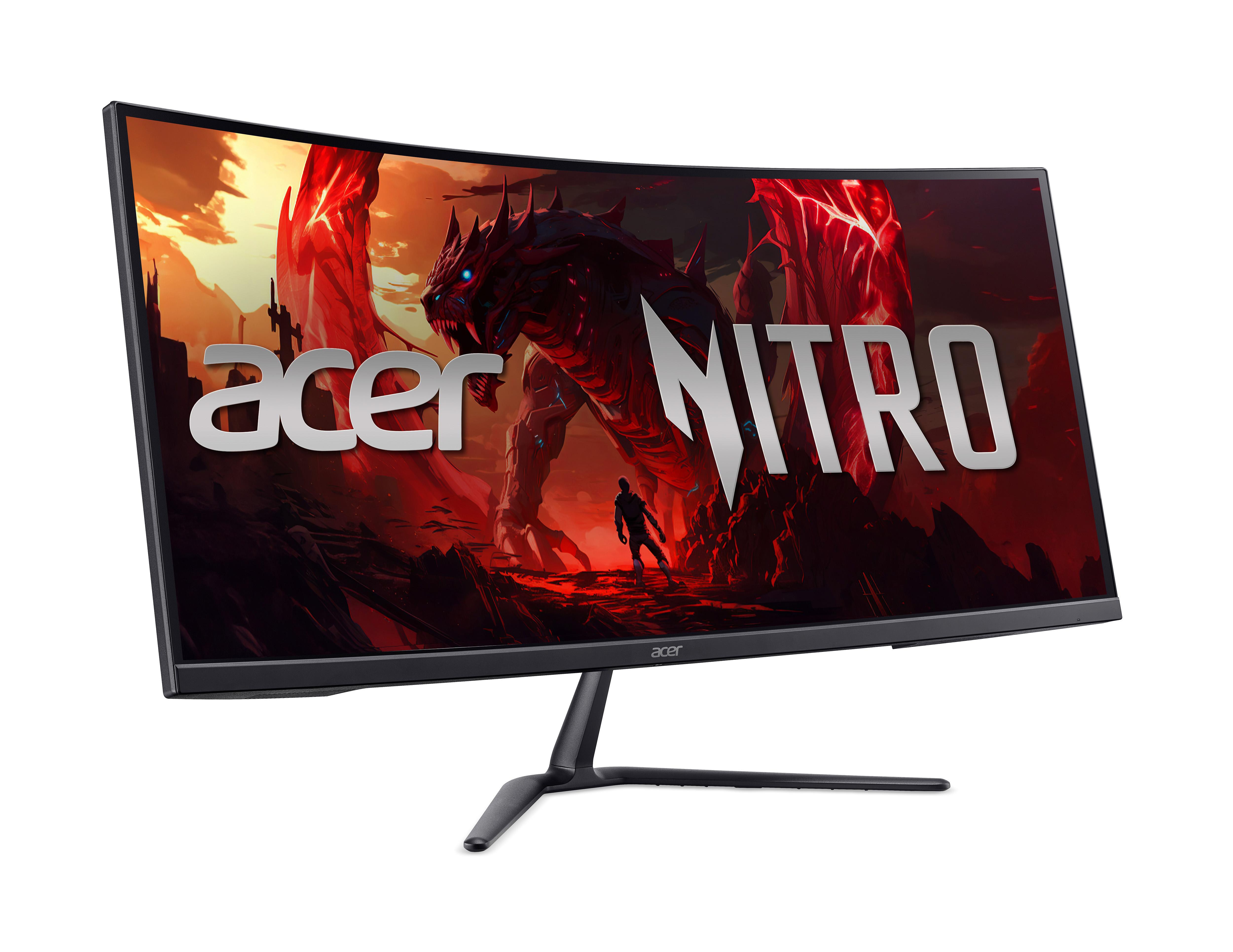 Acer Nitro ED340CURJ0bmiipx 34 Zoll UWQHD 21:9 120 Hz Curved Gaming Monitor