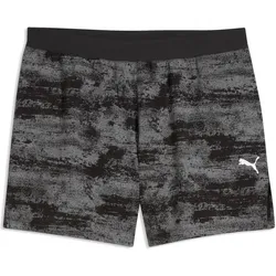 Puma, Herren, Sporthose, M DREAMRUN 5" BRIGHTSTRIDE AOP Short (S), Schwarz