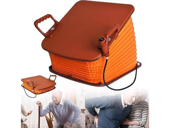 Sunseota Aufstehhilfe Sitzkissen mit Hebehilfe und Einer Tragkraft von bis zu 150 kg. Der Sofa-Ständersitz hilft dem Benutzer beim sanften Hinein- und Herausheben aus einem Stuhl Plug-inmodel