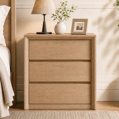 afulyperfllc Modern Dresser with Beveled Edges, Wood Chest of Drawers for Bedroom