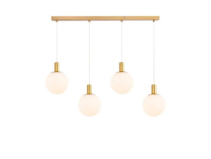 ZMH Hängeleuchte Dwexu 20.0/182.0/97.0 cm, Weiß, Metall, E27, 20x182x86 cm, Lampen & Leuchten, Innenbeleuchtung, Kronleuchter