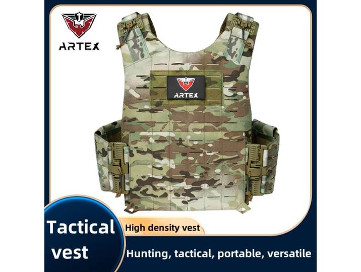 Gilet tactique de chasse en plein air, porte-plaques de protection réglable, équipement de combat Airsoft, gilet 6094