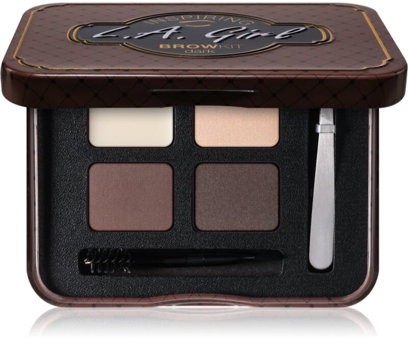 L.A. Girl Cosmetics Inspiring brow kit shade Dark and Defined 5.5 g