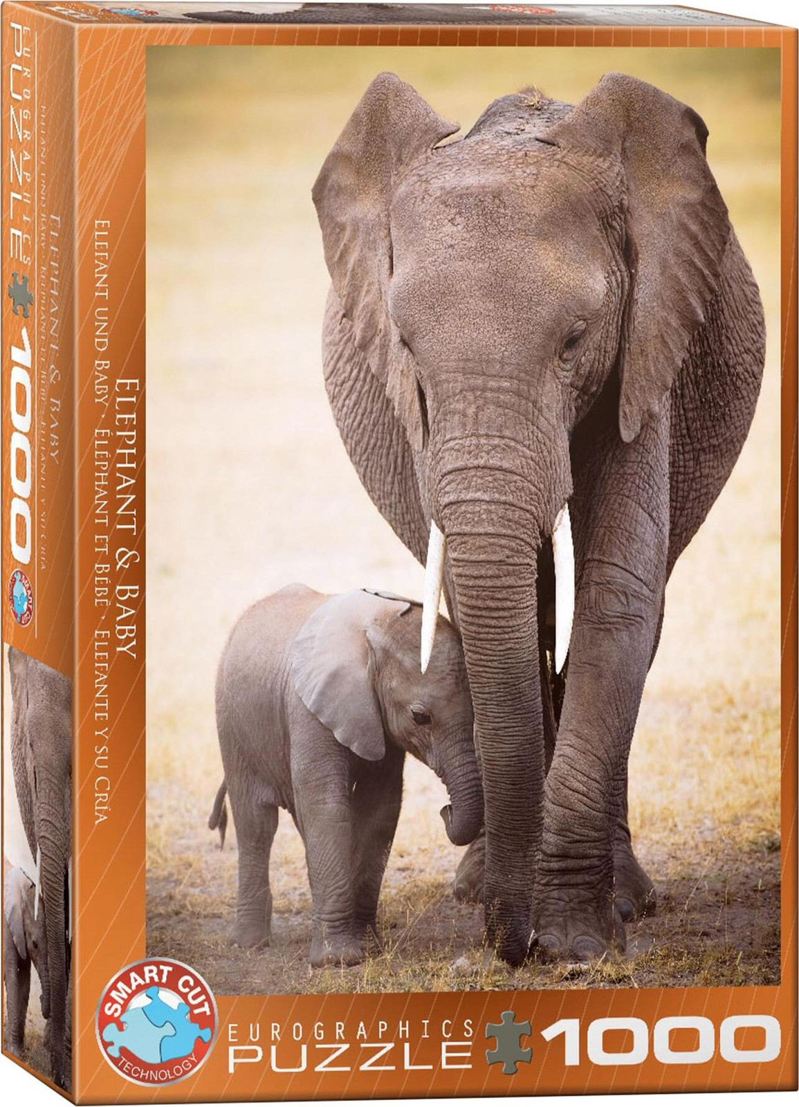 Eurographics Puzzel Olifant & Baby 1000 stukjes Dieren