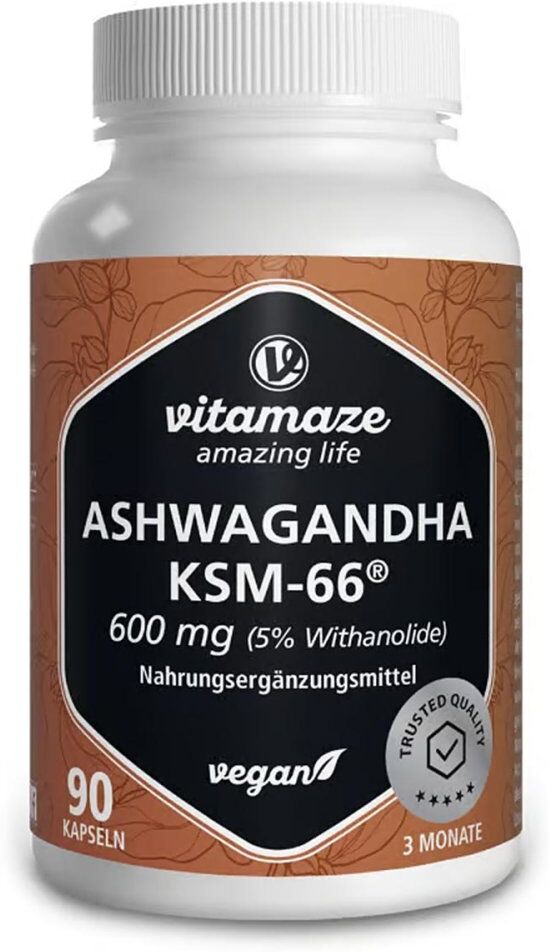 Vitamaze Ashwagandha 600 mg KSM-66 Kapseln