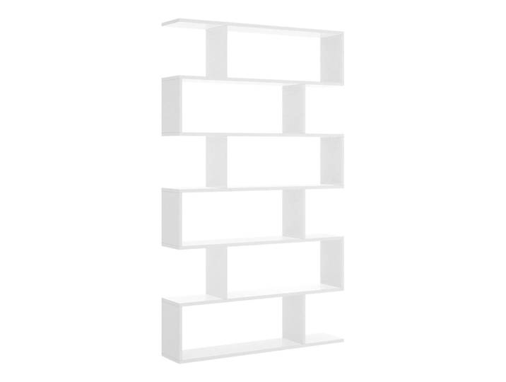 Bibliothèque effet bois blanc 50x25 cm