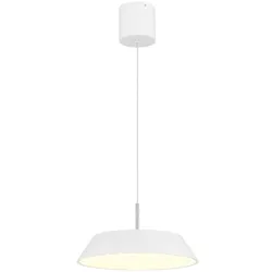 Pendelleuchte Pendelleuchte Deckenlampe weiß LED höhenverstellbar H 180 cm