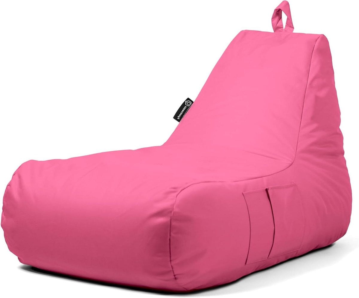 XXL Zitzak Lounger Relaxstoel in Roze met Waterafstotend Materiaal