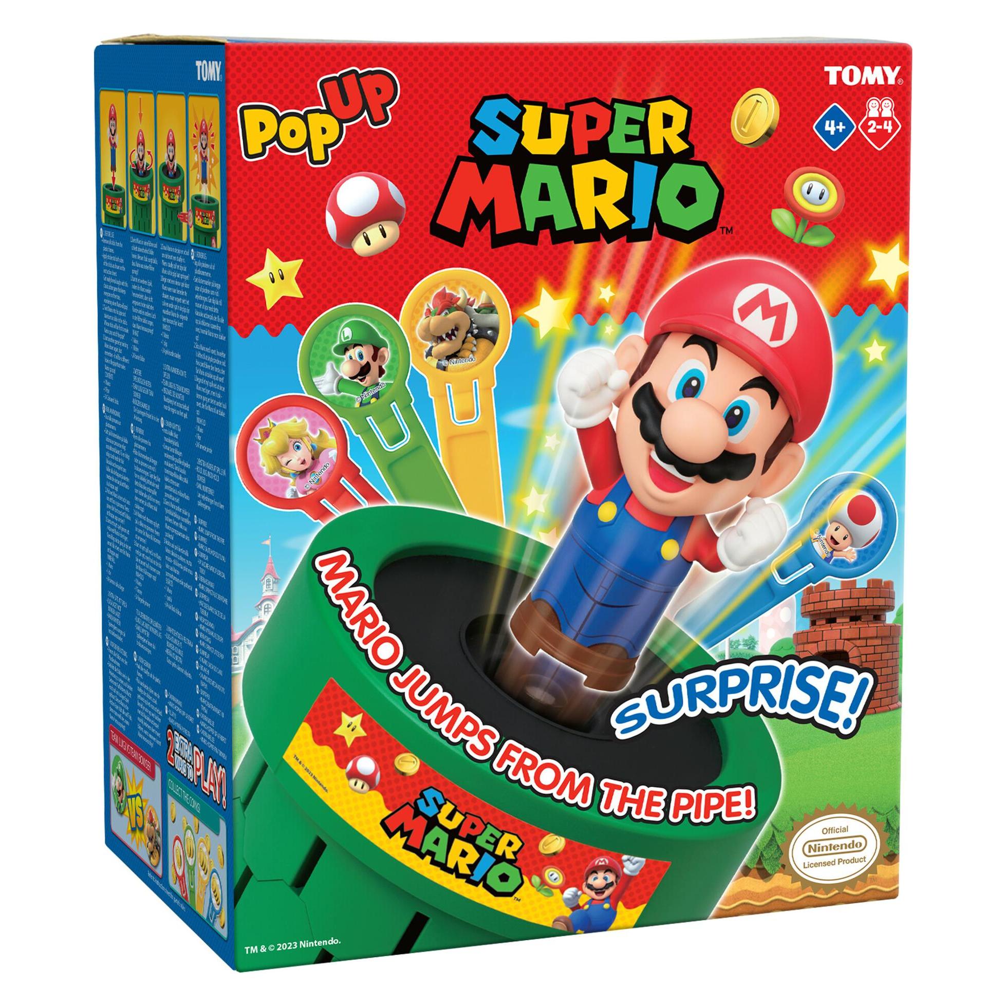Tomy Pop up Super Mario (Deutsch, Französisch, Italienisch, Multilingual, 2 - 4 Spieler) (T73538)