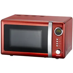 Melissa 16330109 - Mikrowellenofen, elektronisch, 20 L, 700W, chilirot