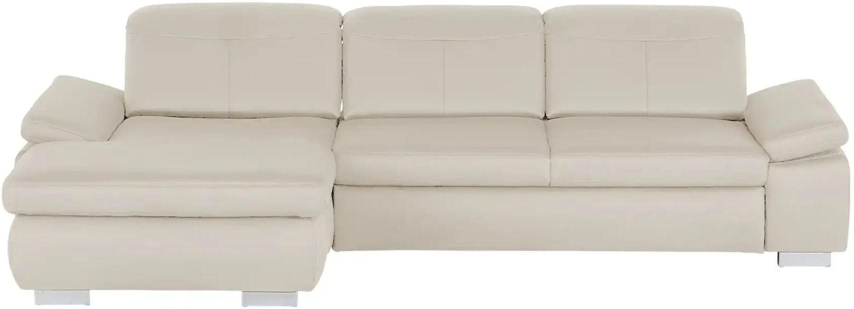 Lounge Collection Ecksofa aus Mikrofaser Kathrin ¦ creme ¦ Maße (cm): B: 309 H: