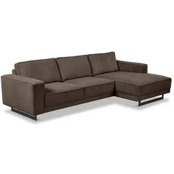 Ecksofa Sarno Cord Braun