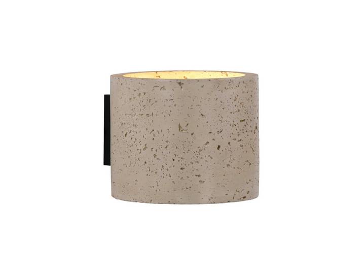 Schöner Wohnen Led-Wandleuchte Traventa, Creme, Metall, Kunststoff, 12x14x14 cm, Schutzklasse I (Erdungsanschluss), Lampen & Leuchten, Innenbeleuchtung, Wandleuchten