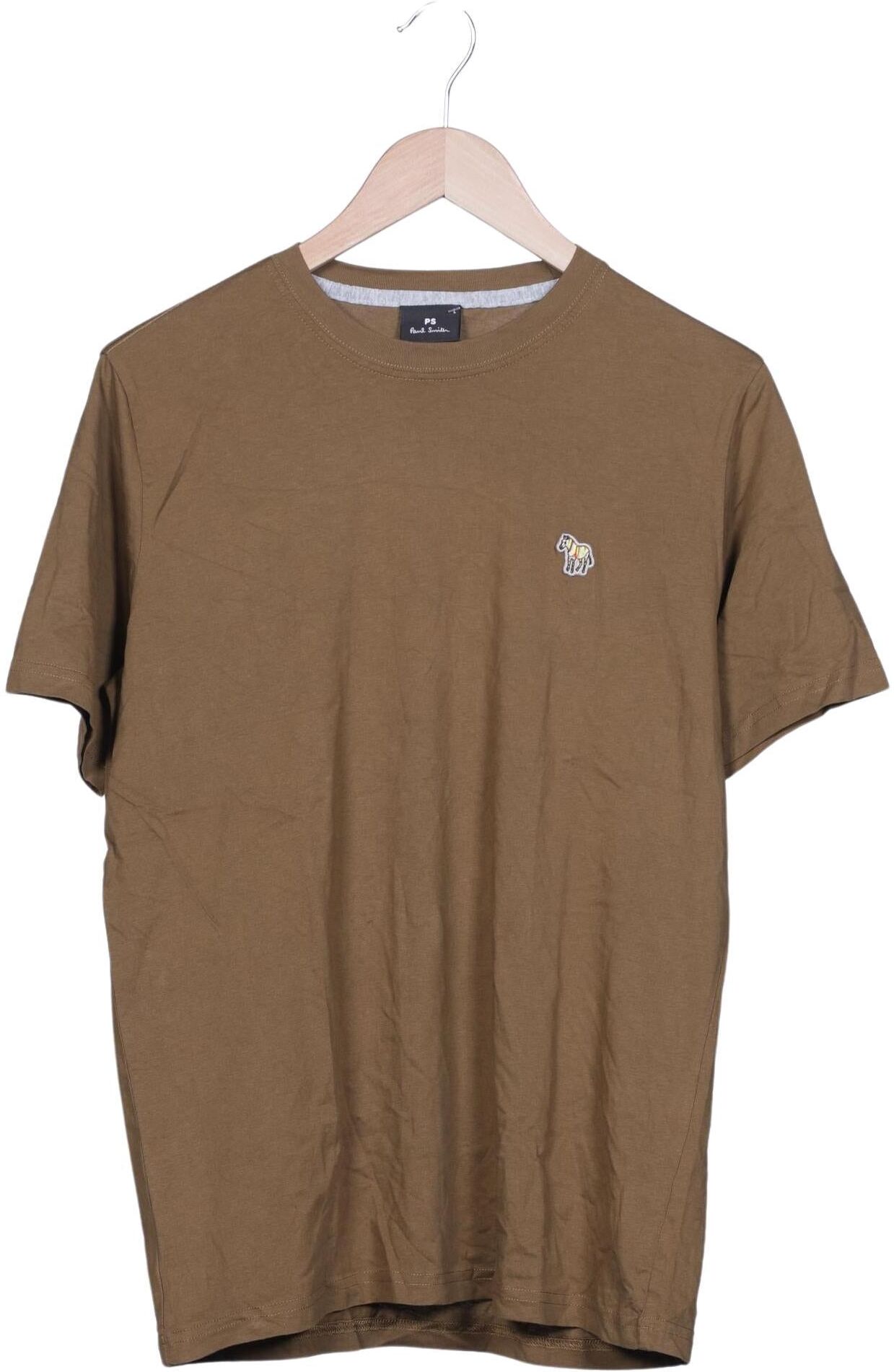 PS Paul Smith Herren T-Shirt, Braun, Gr. L, Baumwolle - Second Hand