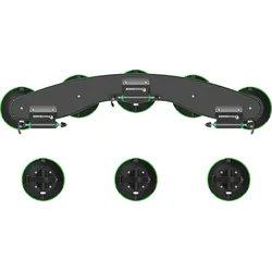 Fahrradträger Pro Plus 3, TreeFrog, OHNE Achsadapter, Größe: 952 x 212 mm, Farbe: Schwarz, VE: 1 Set