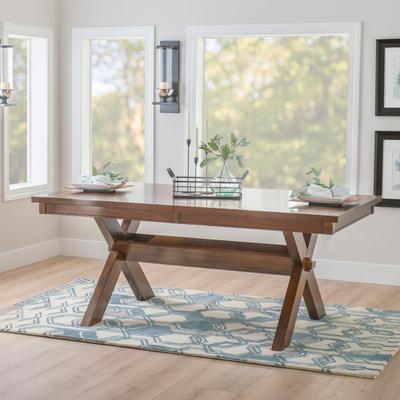 Linon Home Decor Linon Demeter Farmhouse Dining Table