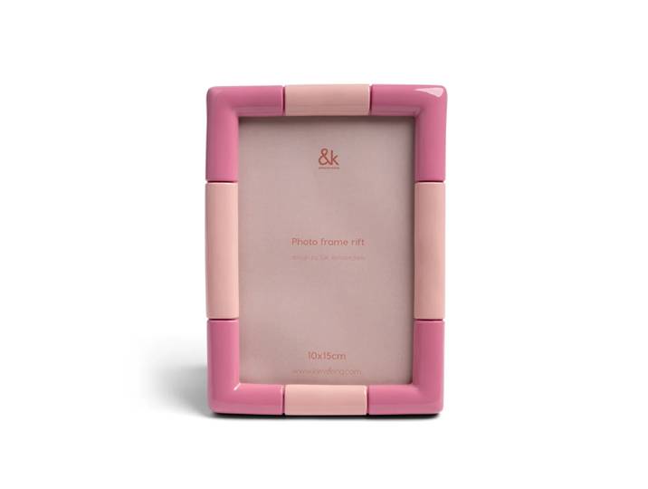 &klevering - Rift Bilderrahmen, 18 x 13 cm, candy pink