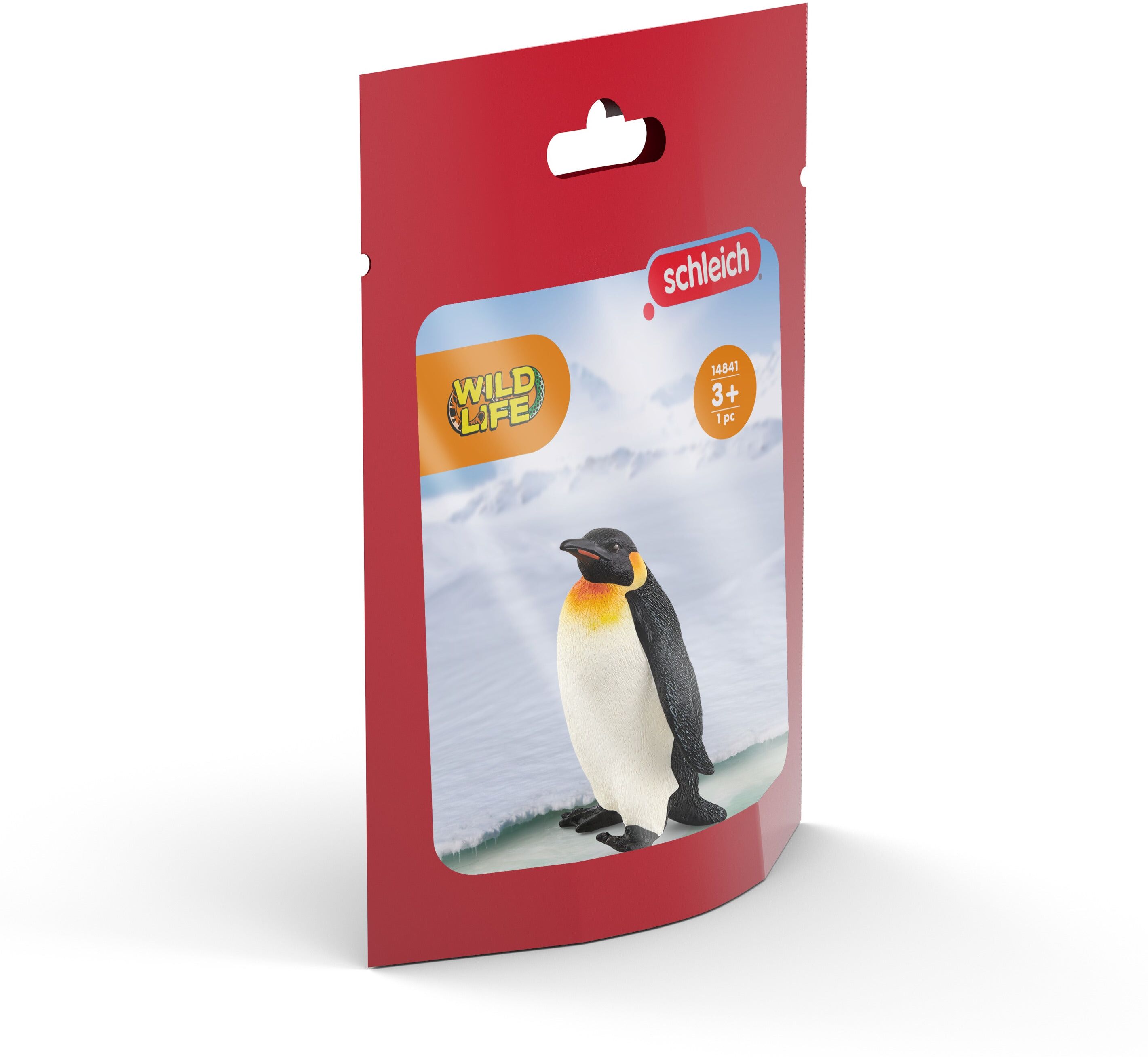 Schleich WILD LIFE Emperor Penguin - black-and-white - 5 cm / 3.3 cm / 3 cm