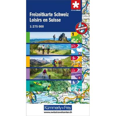Kümmerly+Frey Wanderkarte Freizeitkarte Schweiz 1:275.000, Sonstige von , Kümmerly+Frey, 978-3-259-30032-9