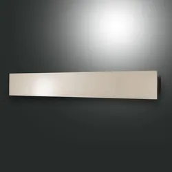 Lotus Wandleuchte mit warmweißer LED in Gold edelmatt Fabas Luce