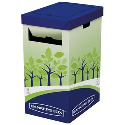 Fellowes BANKERS BOX Recycling-Beh„lter, groá, grn/blau, Abfalleimer, Mehrfarbig, Blau, Grün