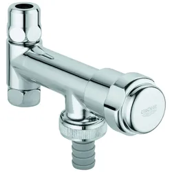 GROHE WAS-Ventil Eckfix 41030 Design-Gr. DN10 mit Schlauchanschluss chrom 41030000