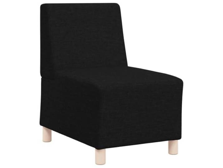 Todiikf Modulares Sofa ohne Armlehnen Schwarz 55cm Polstersessel Stoff Flexibles Sesselmodul aus atmungsaktivem Stoff für Wohnzimmer, Schlafzimmer und Empfangsbereich mit 110 kg Belastbarkeit.