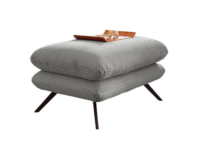 KAWOLA Hocker CHARME, Hockerbank Cord, verschiedene Breiten und verschiedene Farben
