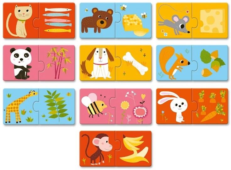 Djeco Puzzle duo - À table !