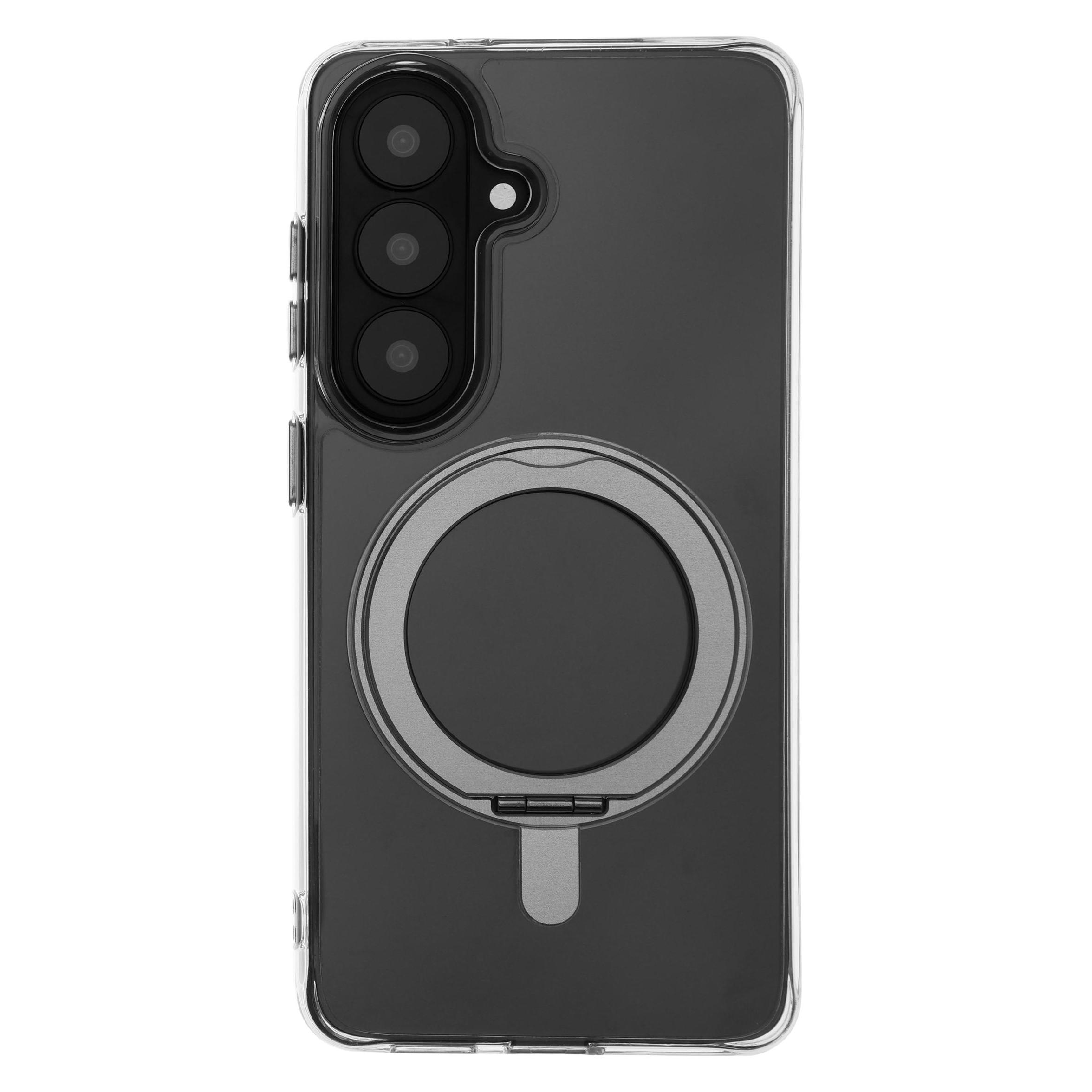 FoneKit Premium Kickstand MagSafe-compatible case with stand for Samsung Galaxy S26, transparent (Samsung Galaxy S26) (6438148066024)