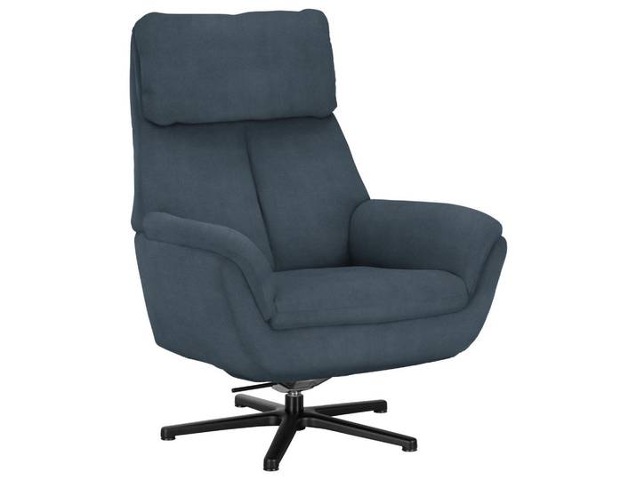 Beldomo Style Relaxsessel, Graublau, Metall, 79x108x89 cm, Fussart wählbar, Stoffauswahl, Wohnzimmer, Sessel, Relaxsessel