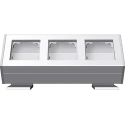 Gira 119327 Profil 3f Befestig.winkel Profil 55 Alum.Reinweiß(lack.)