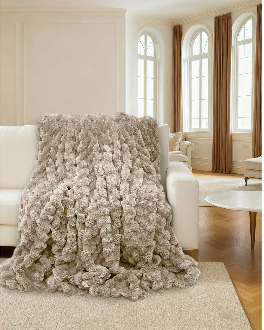 Velosso Throw Blanket Brown 200cm x 150cm