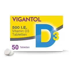 VIGANTOL 500 I.E. Vitamin D3 Tabletten 50 St