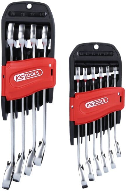 Clés mixtes à cliquet DUO GEARplus®, cliquet réversible, 10 pcs KS Tools (503.5950)