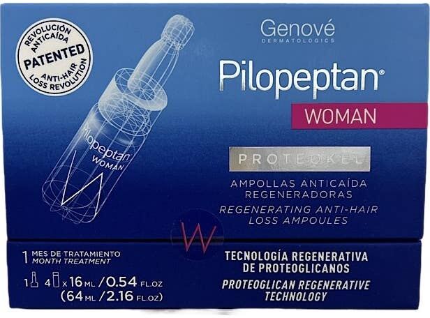 PILOPEPTAN Woman Proteokel Ampollas Anticaída 4x16ml