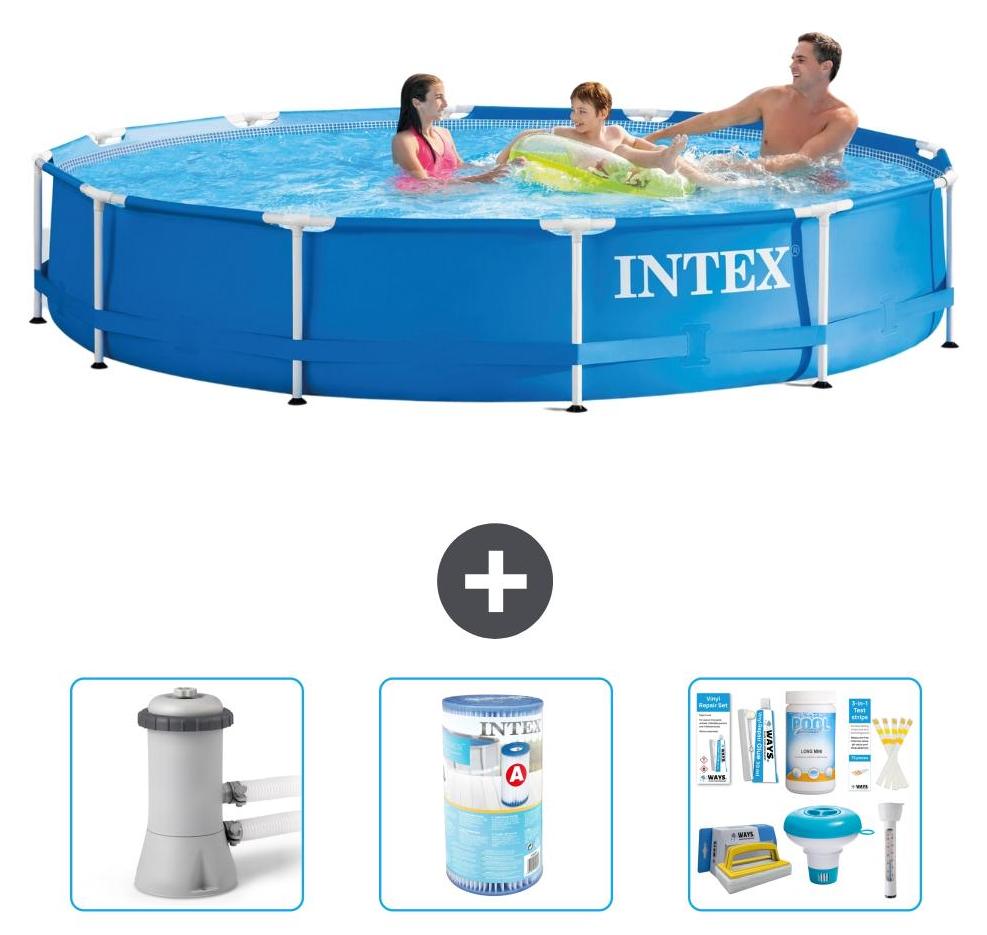 Intex Pool Metal Frame 366x76 cm - Pool-Paket