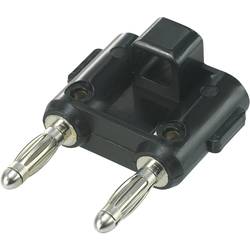 TRU COMPONENTS TC-R8-84 Verbindungsstecker Schwarz Stift-Ø: 4 mm Stiftabstand: 19 mm 1 St. 1587974
