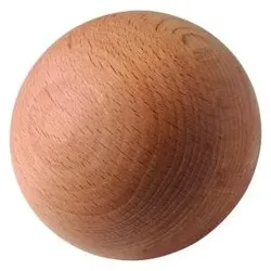 Erzi, Faszienball + Faszienrolle, Woodroller Faszien Kugel, Natur, 10 cm, Buche, 400 g (10 cm)