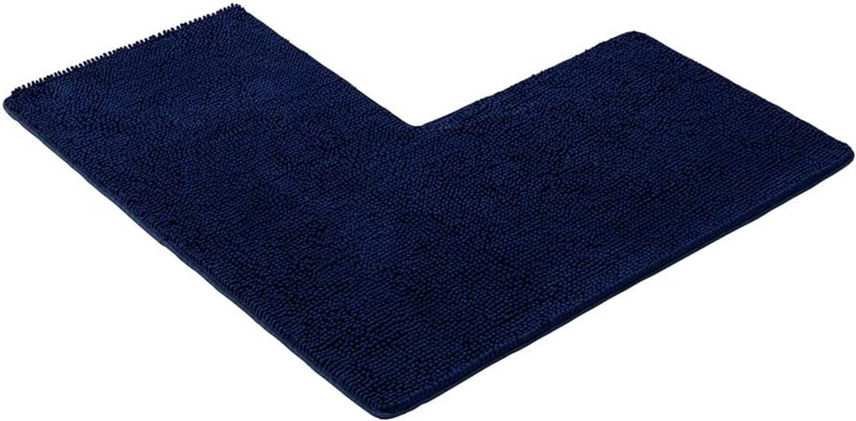 Antislip Chenille Badmat voor Hoekdouches, Wasbaar