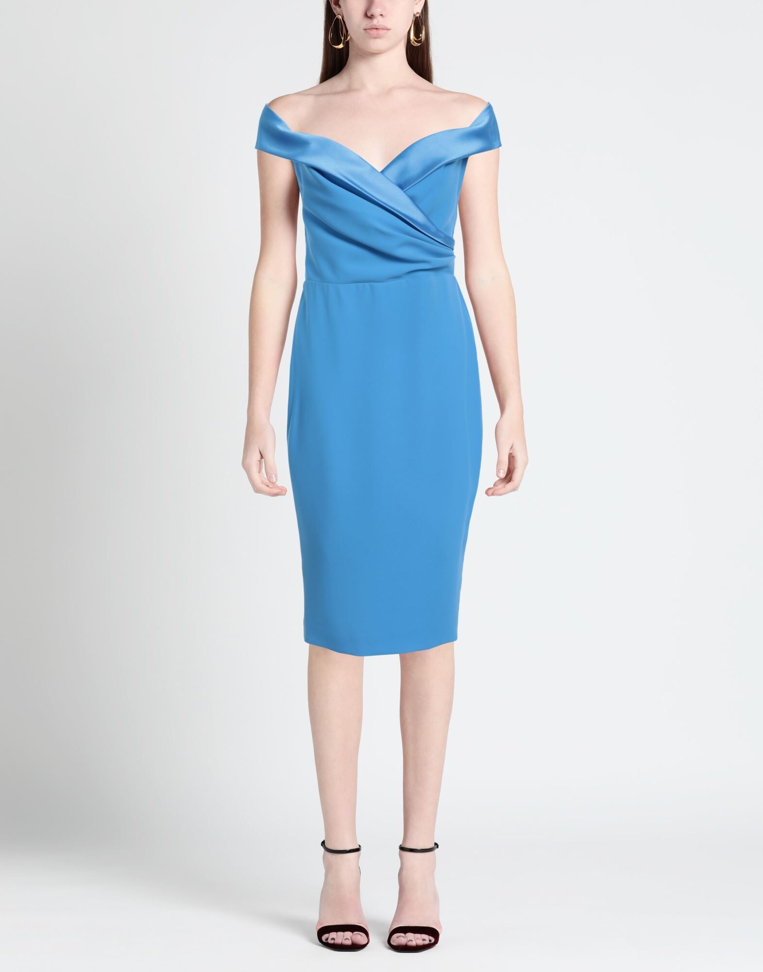 Rhea Costa Vestido midi Mujer Azul 38,42 Mujer