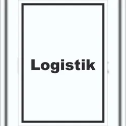 HB-Druck Logistik Schild mit Text Transport Versand hochkant A5 (148x210mm)