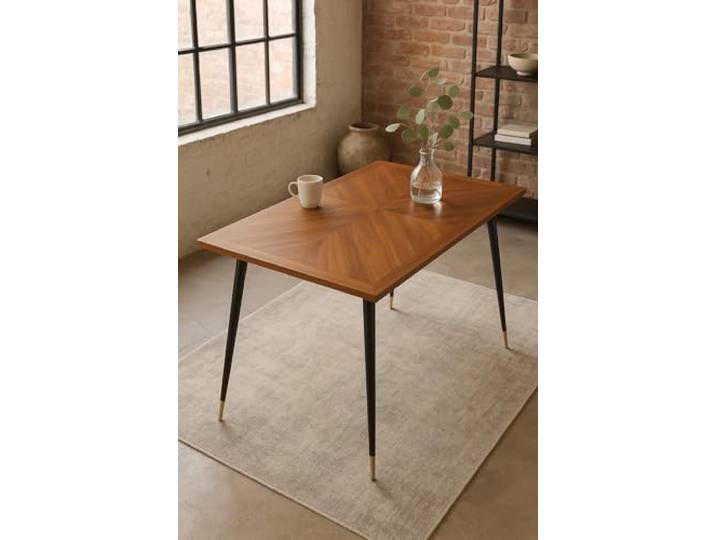 moebel direkt online Esstisch 140x80 cm Intarsien-Optik