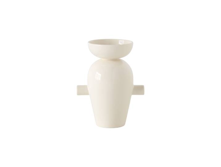 &tradition - Vase Momento - Blanc - Céramique émaillée - Designer Jaime Hayón